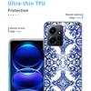 Blue white Porcelain Pattern Phone Case For Redmi Note 14 15 Pro 5G 13 12 Pro Plus 11 11T 11E 11S 10 Pro 10S 9 9S Cover Cell Cle