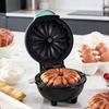 Machine à Gâteaux Portable Mini Moule à Gâteau Bundt Gaufrier Électrique avec Surface Antiadhésive pour Petit-Déjeuner Gâteaux Snacks Desserts
