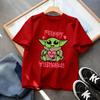 Hot Sale Star Wars Baby Yoda Graphic Kids Short Sleeve T Shirt Premium Breathable All Match Tee Toddler Boys Girls Summer Trendy