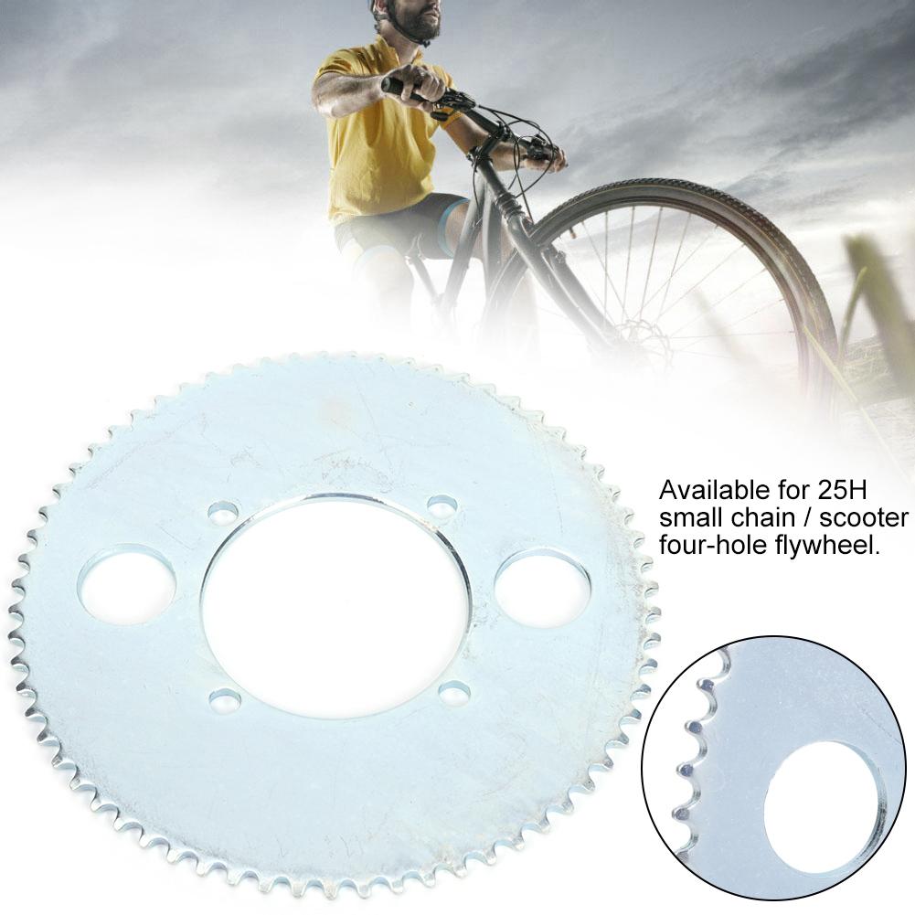 Elektrisk Sparkesykkel Tannhjul 65 Tenner Kjede 4 Hull Kranksett Drevplate for 25H Liten Kjede
