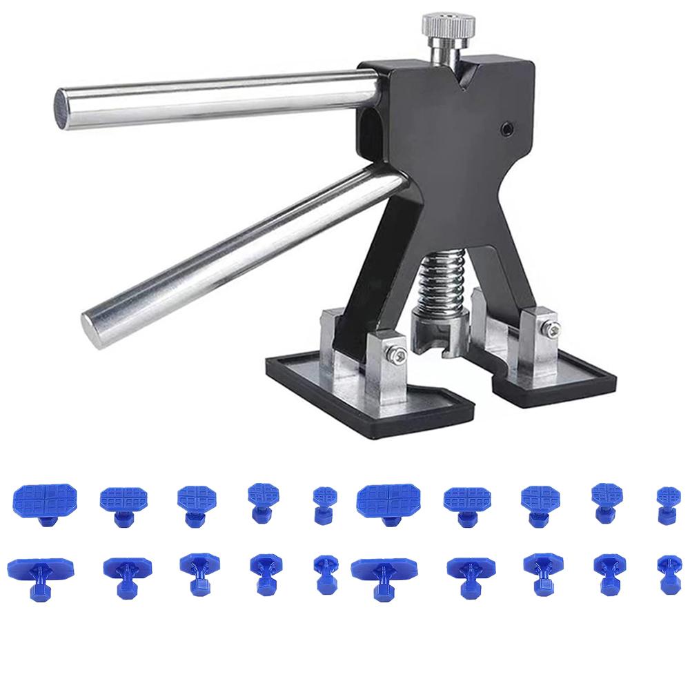 Karosserie Dellen Reparaturset Auto Lackfreies Entfernen Dellenentferner Ausbeuler Saugheber Dellen Reparaturwerkzeug für Auto Hagelschaden Knicke