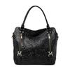 Leather handbag fashion embossed handbag leather temperament one-shoulder crossbody bag