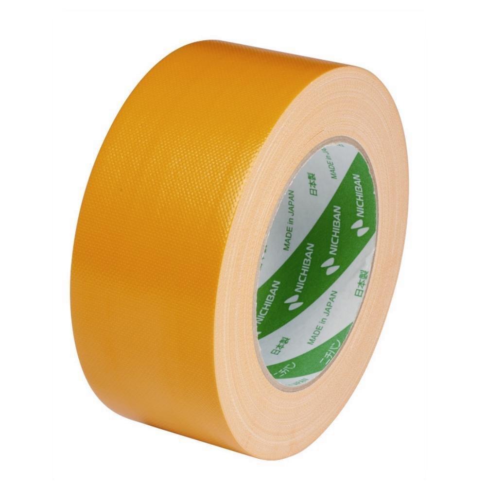 Nichiban Cloth 50mm X 25m Orange Tape, Roll, 102N13-50,