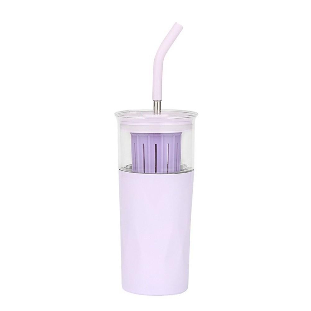 650ML Cooling Storage Glass Large Capacity Thermal Cup Fashion Insulated Cup  Drinkware