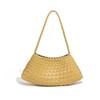New Hand Woven Vegetable Basket Bag, Simple and Versatile Crescent Bag, Commuting One Shoulder Hand-held Armpit Bag