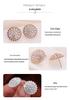 Florale Strass-Steckerohrringe: Elegantes, mädchenhaftes Modeaccessoire