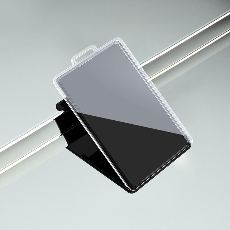 

Volkswagen ID.9X Key Card Case: Transparent, Full-Coverage Shell with Buckle, Unisex Interior Accessory.
