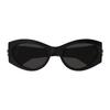Gucci Logo Pattern Cat Eye Sunglasses Men Sunglasses Black GG1401S001