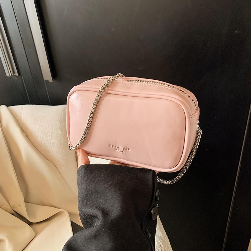 Niche Simple Women's Small Bag 2025 Summer New Small Square Bag Versatile Chain Shoulder Messenger Bag