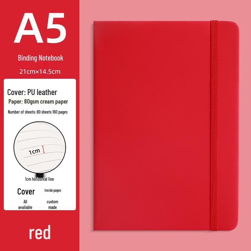 Premium A5 Strappy Notebook for Business Meetings and Notes