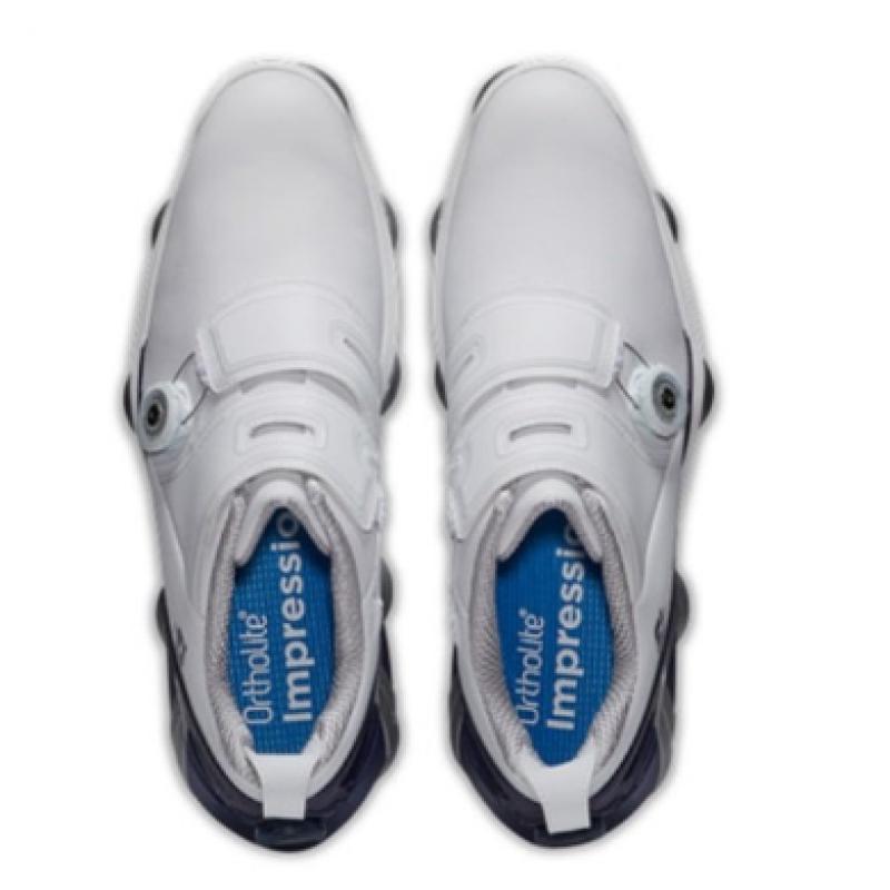 Footjoy Tour Alpha Dual Boa White Navy Grey 55508