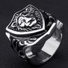 New Domineering Style On Jewelry Gold Lion Head Ring Ring