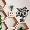 Metal Wall Art Decor for Living Room Modern Home Interior Sculpture Replica