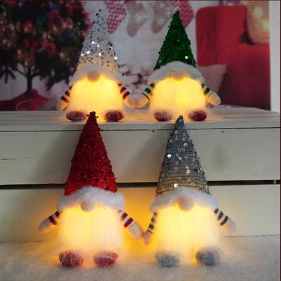 1PC/4PCS Christmas Gnome Doll Elf with Led Night Light Christmas Decorations for Home Xmas Navidad 2026 New Year Children's Gift