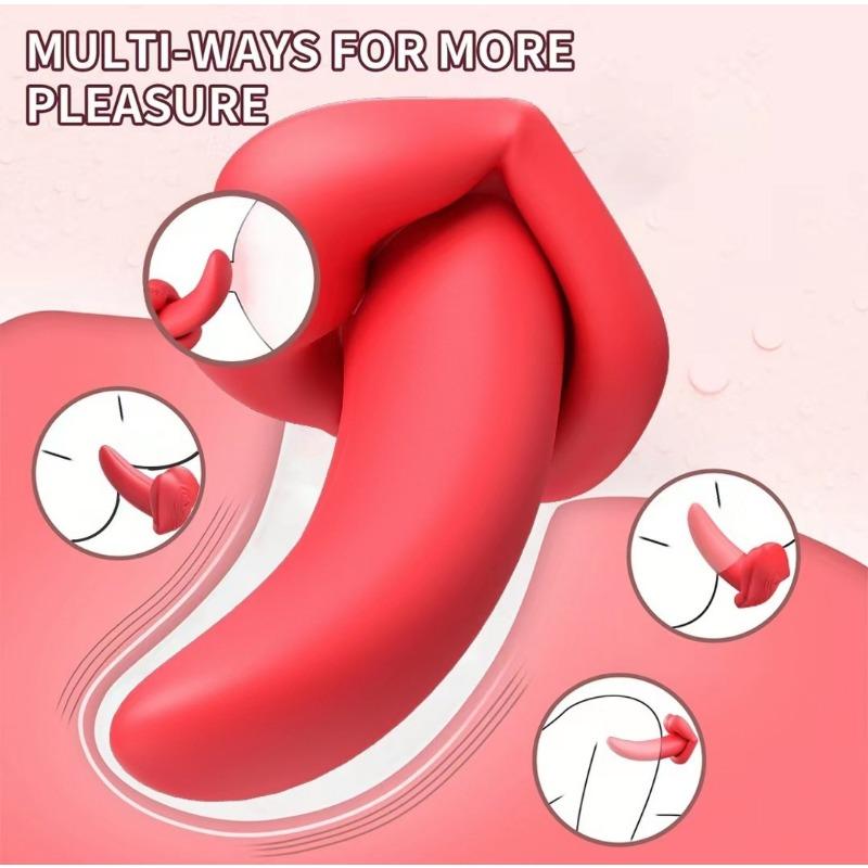Big Tongue Dense Tongue 5th Generation Tide Tongue Licking Vibration Female Couple Sex Products