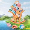 Little Bear Fishing Balance Beaded Wooden Stacking Blocks - Early Education Toys