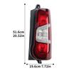 Left/Right Tail Light Without Bulb for Peugeot Partner for Citroen Berlingo for Vauxhall Combo for Toyota Proace City 2019-2023