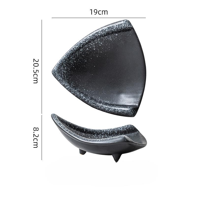 Featured Internet Celebrity Snack Plate Creative Japanese Ceramic Art Basket Restaurant Sushi Shop Tableware Fruit Plate