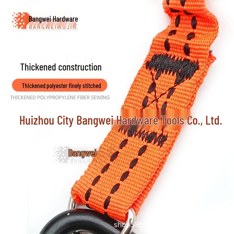 Retractable Elastic Tool Safety Lanyard for High-Altitude Operations