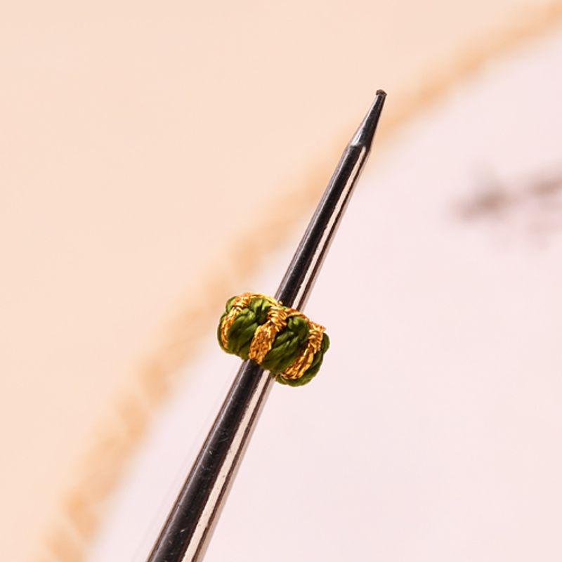 Lotus Holder Coil Taisui Hand-Woven DIY Fixed Ring Partition Buckle Sequin Carrying Strap Necklace Rope Accessories