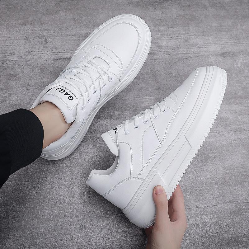 Men's board shoes Guochao retro little white shoes men's travel lightweight thick-soled foam soles niche versatile factory direct sales shoes