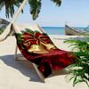 Christmas Bells with Red Bow A must-have beach towel for beach travel