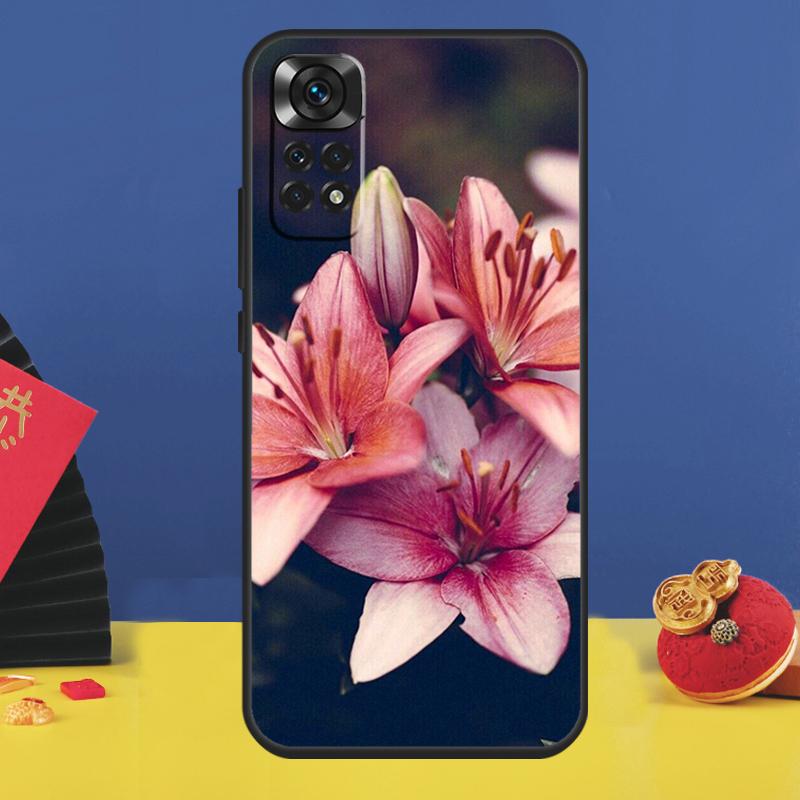 Colorful Flower Lily Phone Case For Xiaomi Redmi Note 15 Pro Plus 13 12 11 9 10 14 Pro 10C 12C 13C 14C 15C Cover