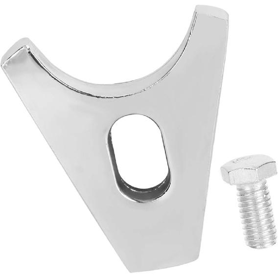 KIMISS SBC Distributor Clamp Chrome Steel Hold Down Clamp Chrome Steel for Chevy V8 V6 for ENGINES 265 283 305 307 327 350 383 400 396 402 427 454