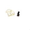 Weighted Arm Napkin Dispenser And Resin Cat Figurine for Table Storage Hotel Bar Dinning Cafe