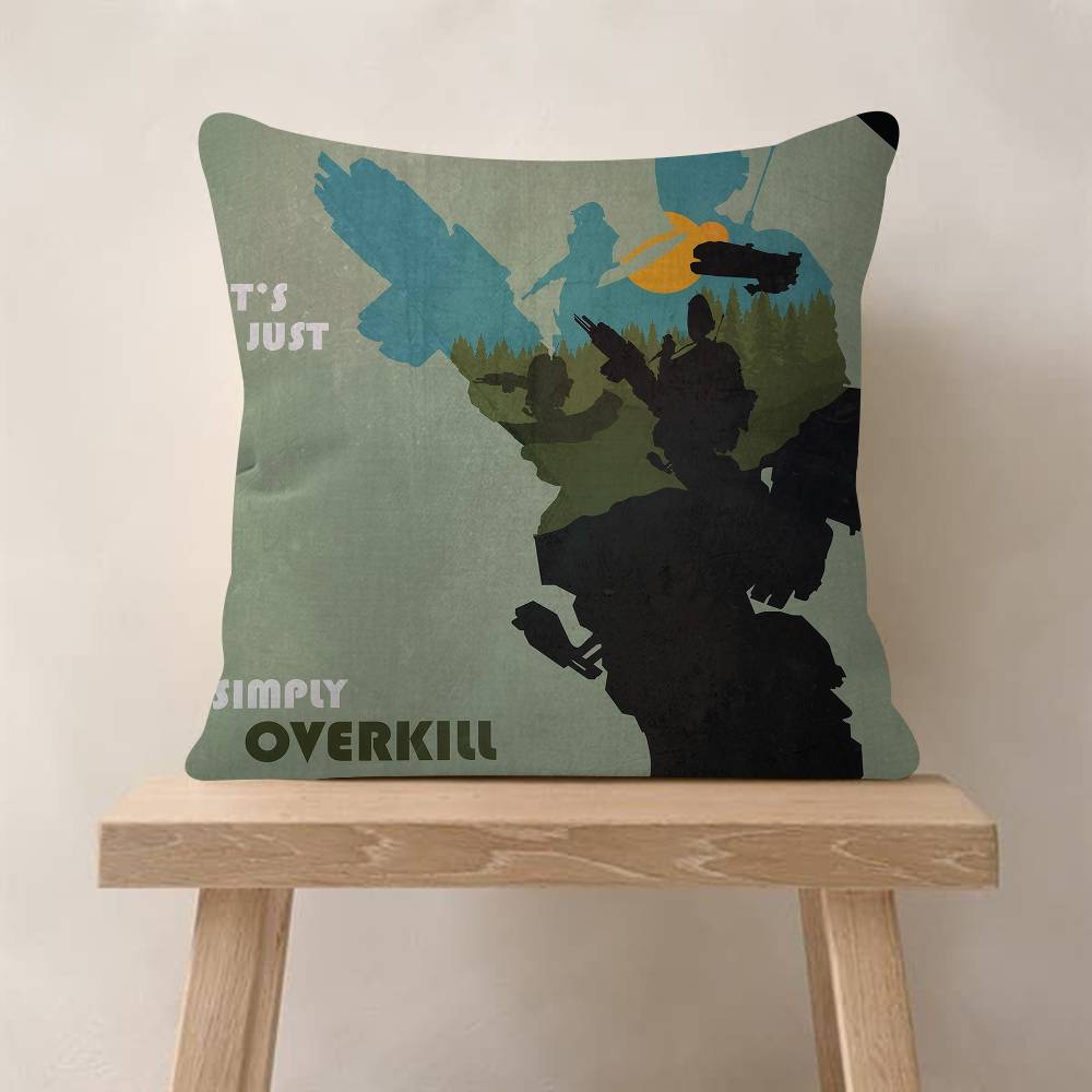 Game TTitanfall Pillow Gift Home Office Decoration Pillow Bedroom Sofa Car Cushion CoverPillow Case
