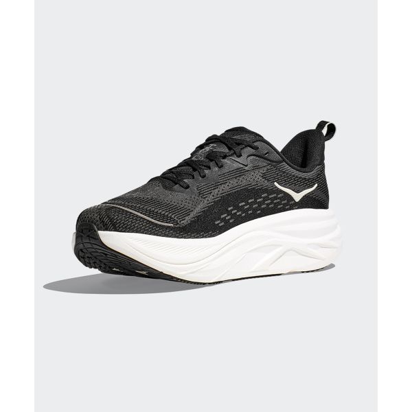 Hoka One One Skyflow Weit Bequem Vielseitig Langlebig Unterstützend Freizeit Laufschuhe Herren Sneaker Schwarz 1155117-BWHT