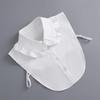 Women Fake Collar Shirt Ruffles Lapel Detachable Shirt Collar Girls Sweater False Collar Blouse Clothes Accessories Tie Faux Col