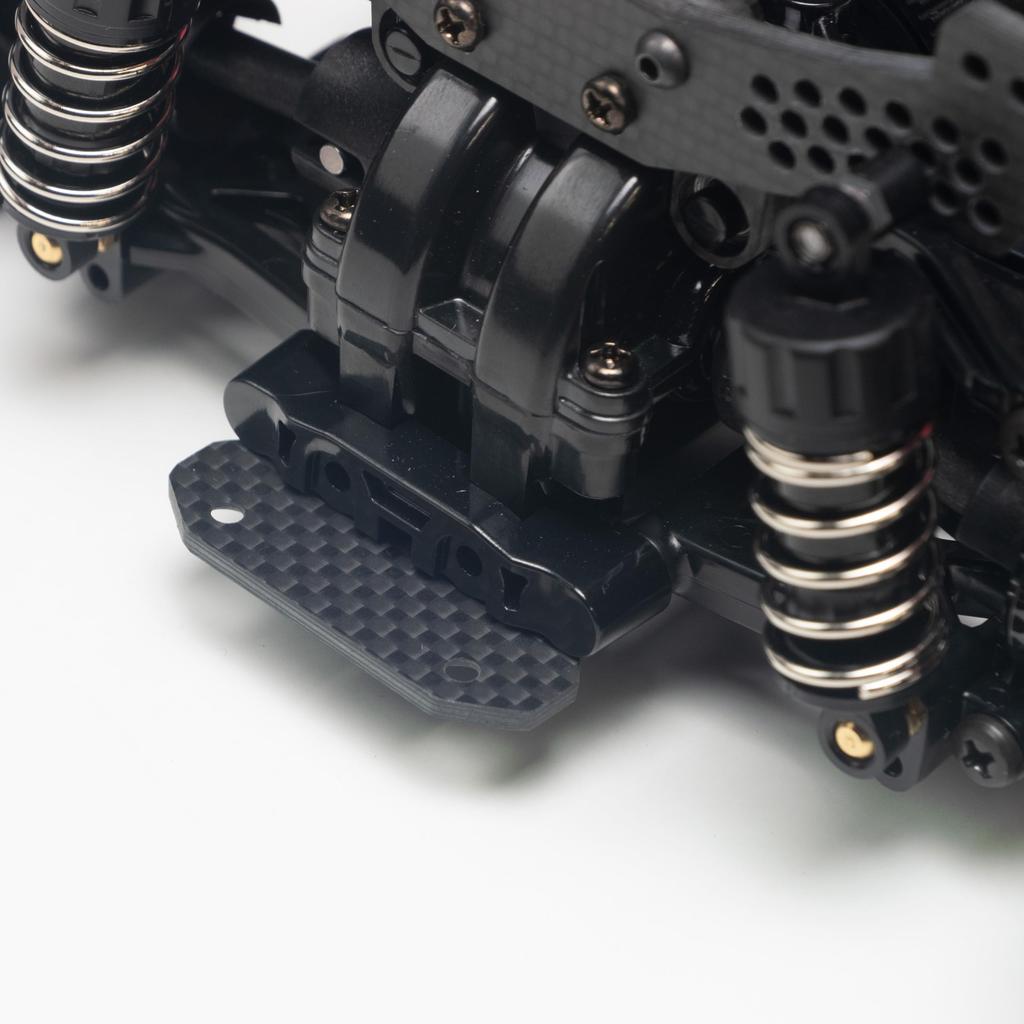 Short Carbon Fiber Bumper for TT-02 (Diffuser Compatible)