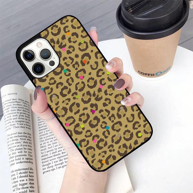 Leopard Print Phone Case For Apple iPhone 17 Air Pro Max Plus Coque For iPhone 17 Air 14 15 16 13 12 Max Cover