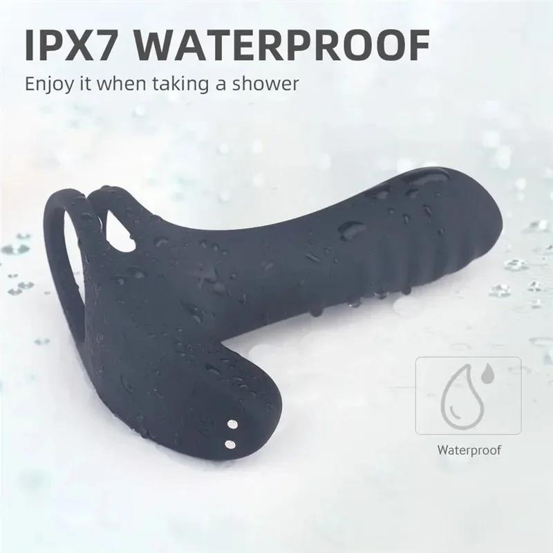 Couple Remote Control G Spot Vibrator Penis Vibrating Lock Fine Ring Massage Delayed Ejaculation Ring Penis Rings Sex Toys for Couples