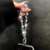 High-end Phone Lanyard Wrist Crystal Tassel Chain New Phone Strap Car Keychain Pendant Accessories