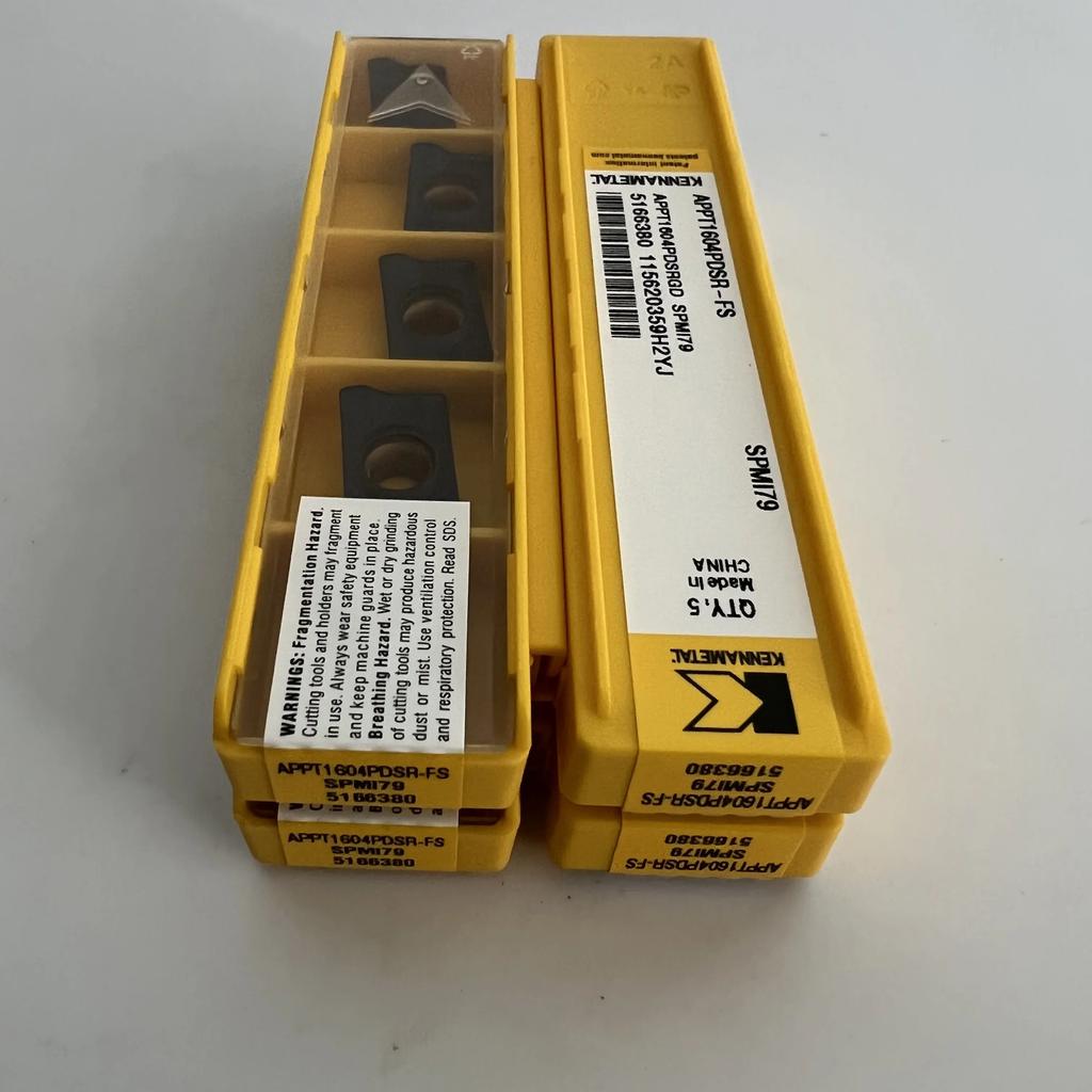 Original / APPT1604PDSR-FS SPMI79  /  Industrial Indexable Carbide Inserts 10 Pcs