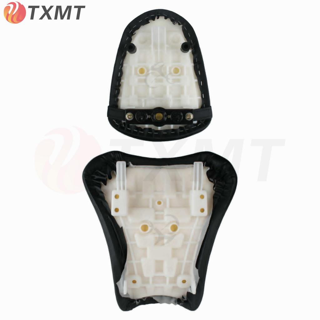 Compatible Suzuki GSXR1000 K5/K6 2005-2006 Big R Modified Front & Rear Leather Seats with Front Seat Bag