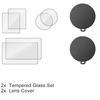 For DJI Osmo Action 5 Pro 4 3 Screen Protector Tempered Glass Film Lens Cover Cap Bag Case for DJI Action 4 5Pro Accessories