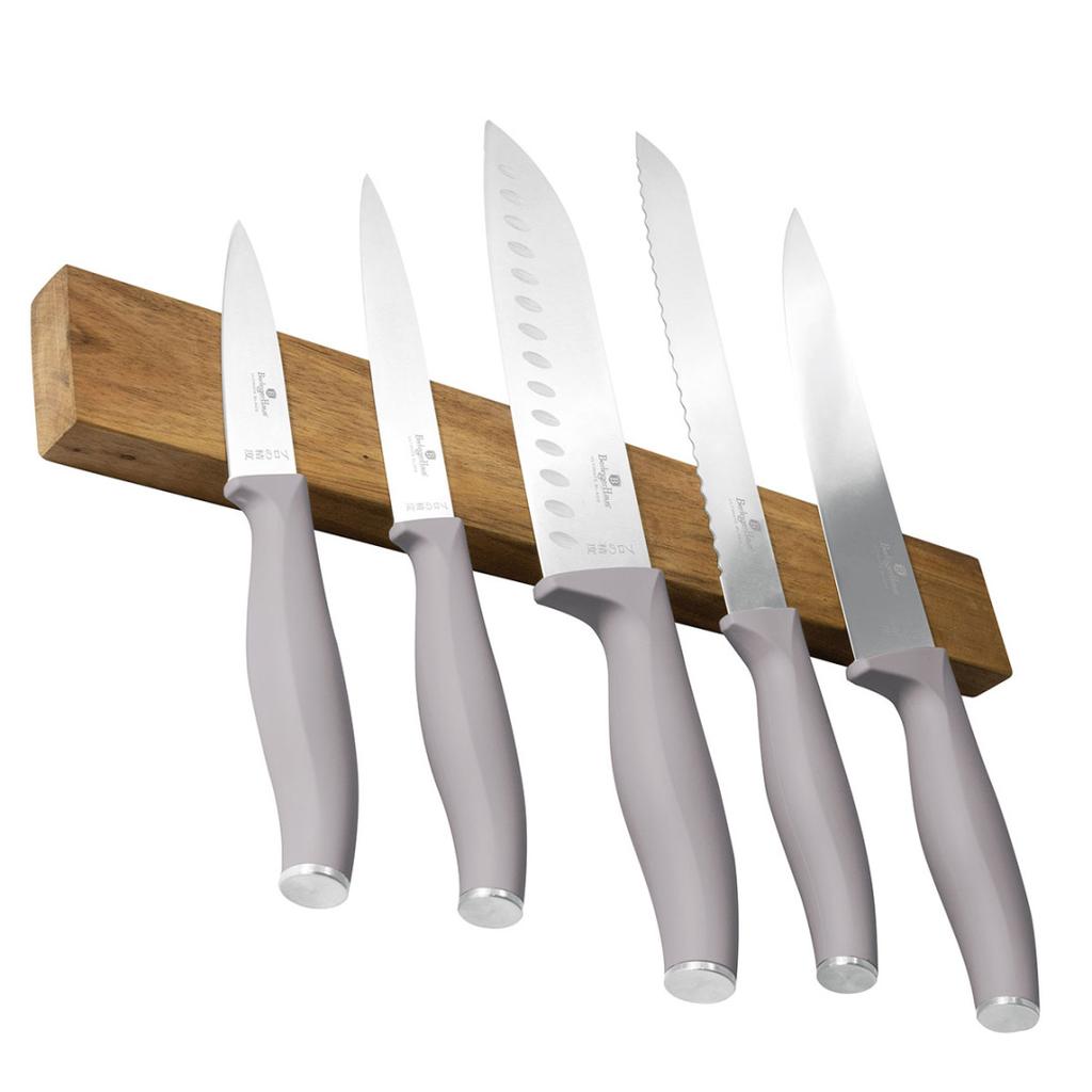 Set Of 5 Kitchen Knives With Blade Berlinger Haus Bh-2946 Taupe