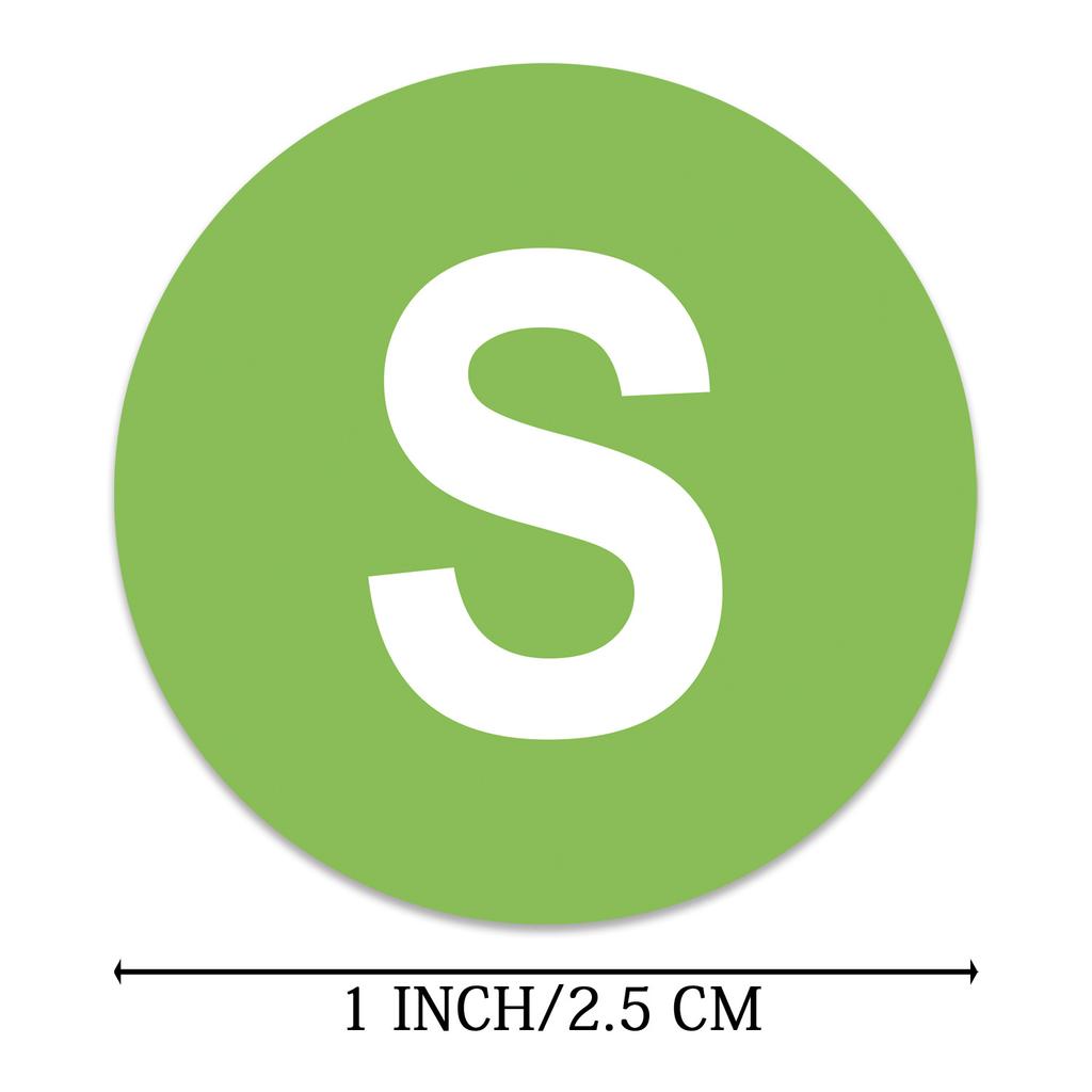 500Pcs/Roll 2.5cm Size Marking Stickers Self-Adhesive Labels for Clothing Shoes Price Tags Handwrite Small Tags