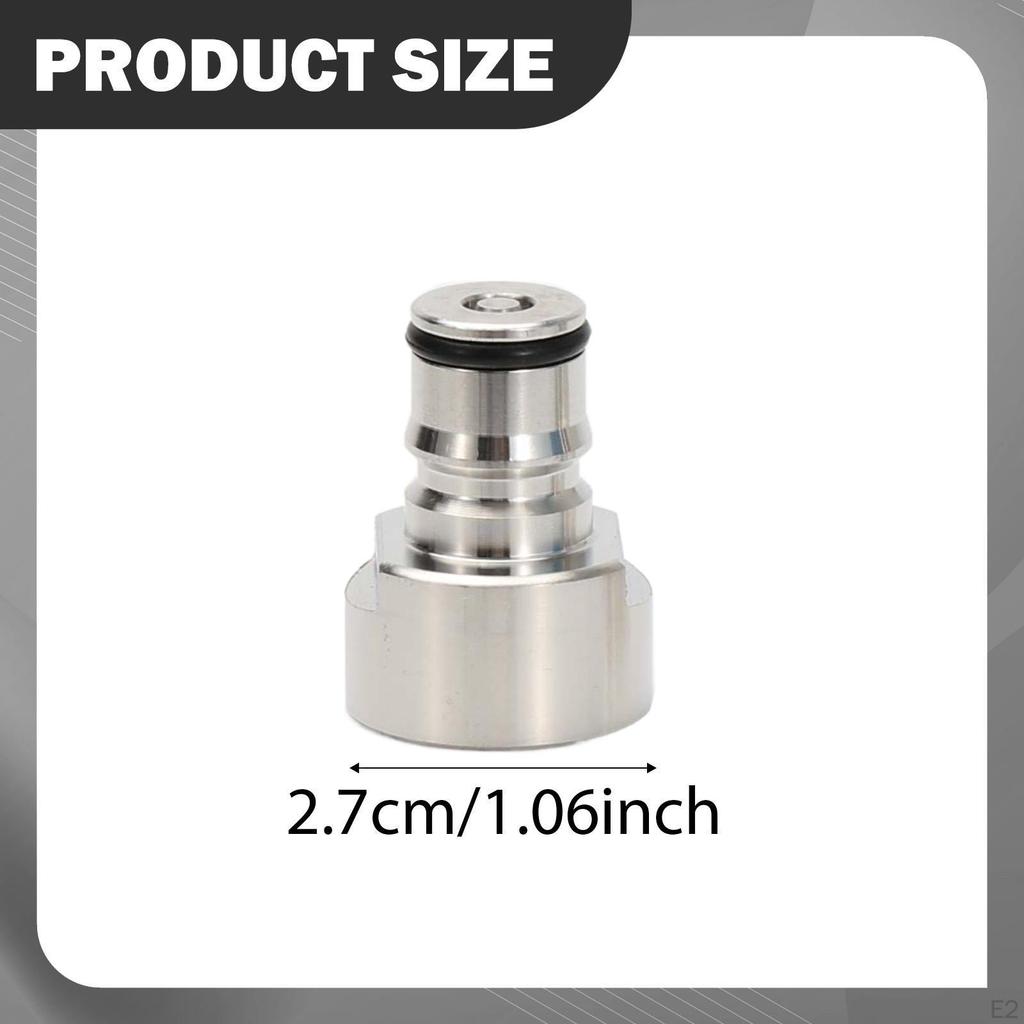 Ball Lock Keg Coupler Adapters Fittings Compact Quick Disconnect Conversion 5/