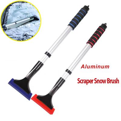 Aluminum Ice Scraper Snow Brush for Car Windshield Frost Removal Winter Auto Windows Defroster Car Snow Shovel Cleaning Scraping