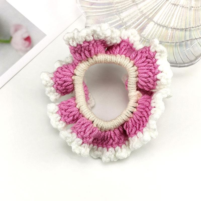 

Шикарная кружевная эластичная резинка для волос в корейском стиле для женщин – Свежая девичья резинка для хвостика розовый/жёлтый