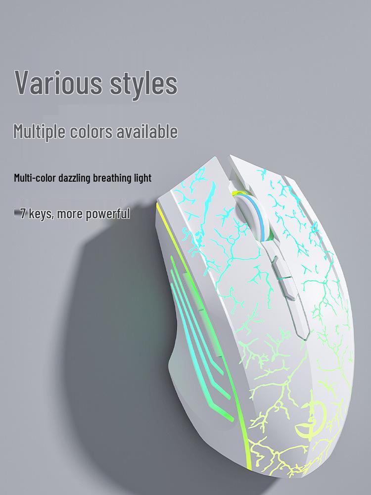 Rechargeable Silent Wireless Bluetooth Gaming Mouse for Desktop and Laptop (Men & Women)