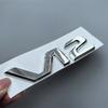 3D ABS Big Flat Letters V12 Car Emblem Trunk Fender Nameplate Logo Sticker for mercedes-benz S400 S500 S600 Chrome Glossy Black