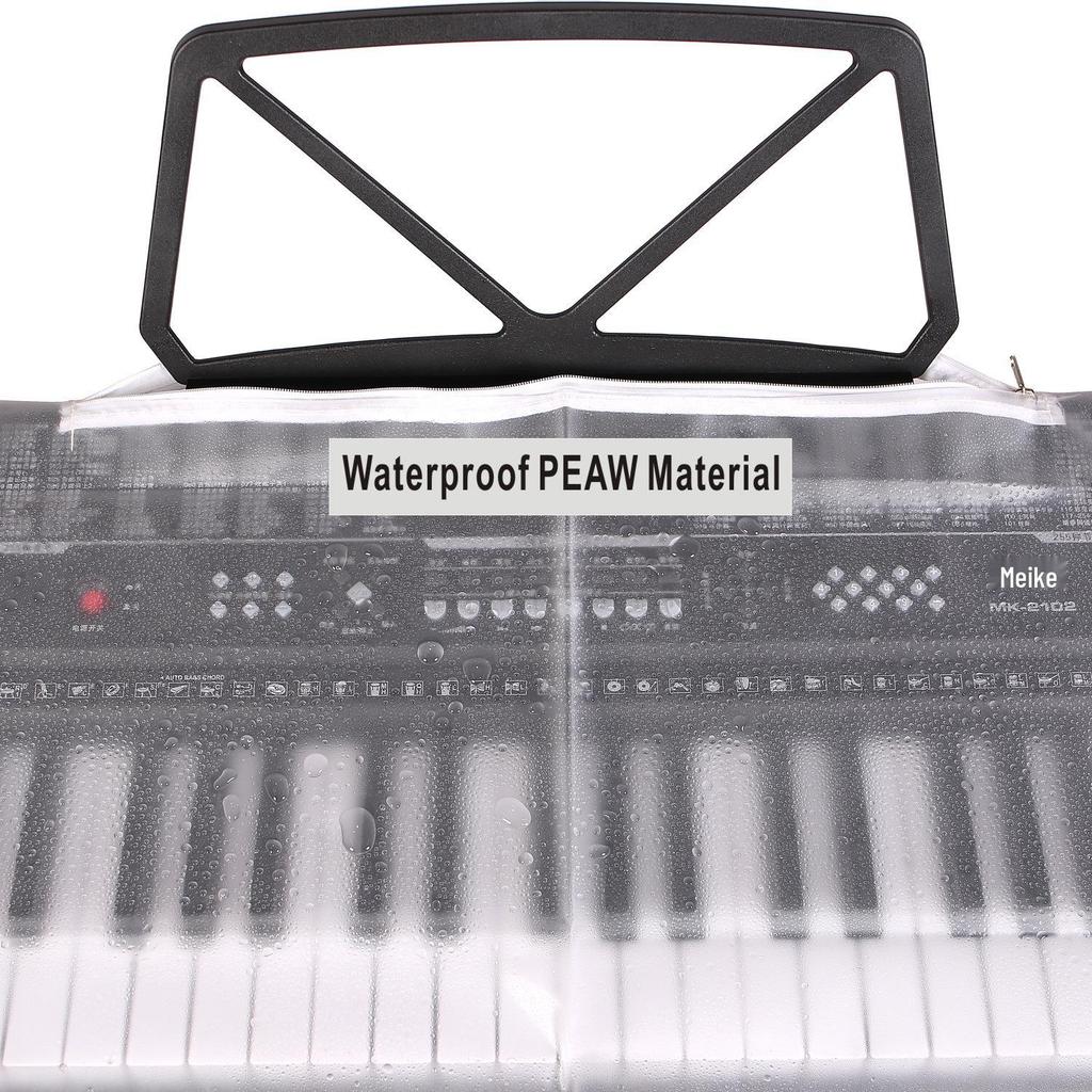 Black Dust Cover for 88-Key Electric Piano, 61-Key Electronic Keyboard, and Children's Keyboard
