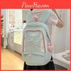 Teenagers Student Nylon Backpack With Waterresistant Features For Girl Daily Use
