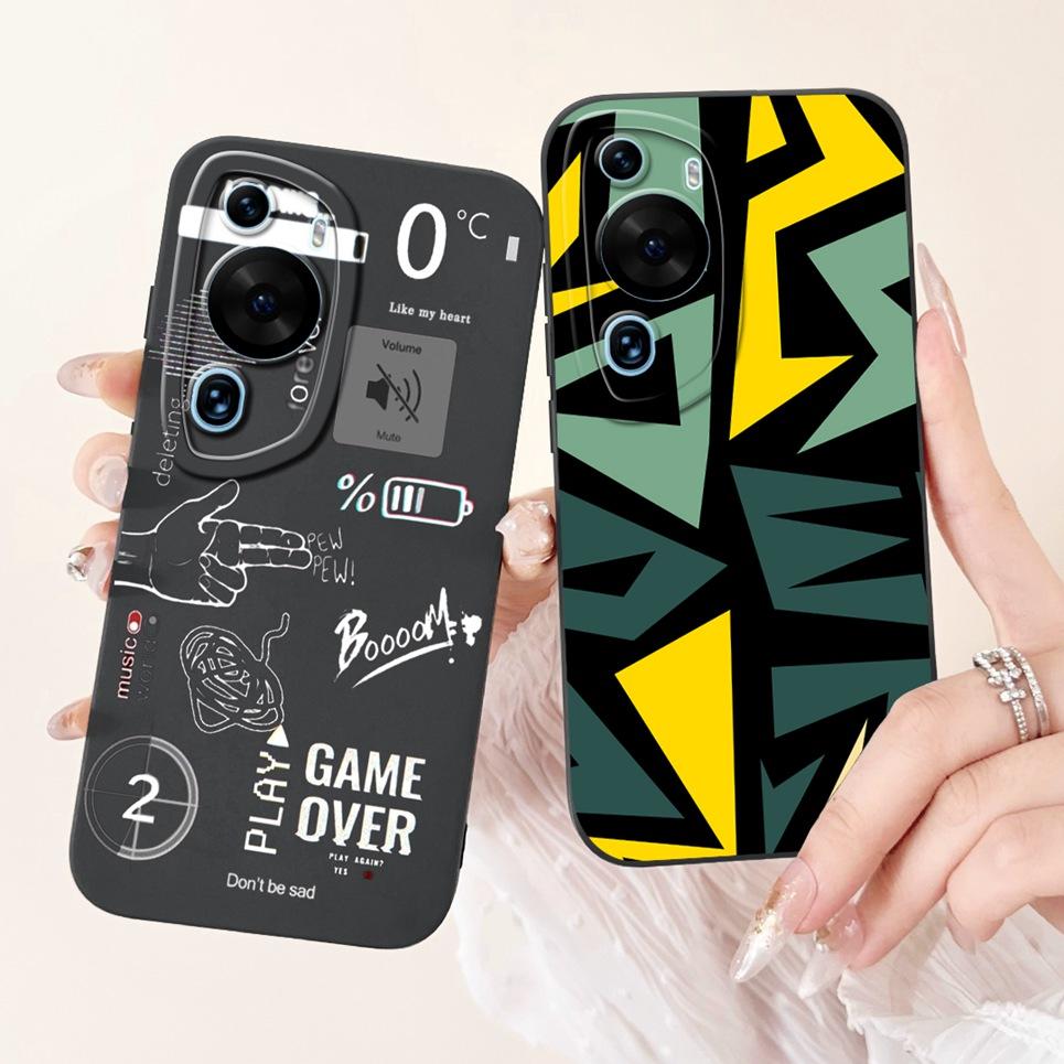 Cover For Huawei P60 Pro P60Art Case TPU 2024 Fashion Luxury Soft Silicone Phone Case For Huawei P60 Camera Protection Bumper