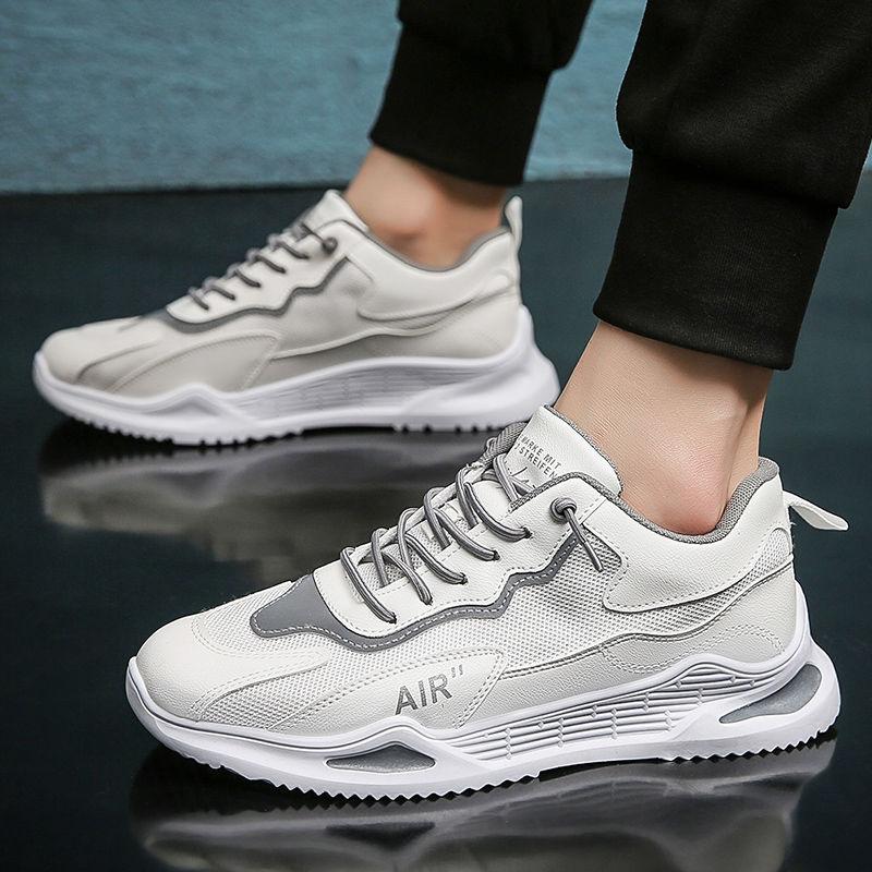 Мода Новейшие Летние Дышащие Мужские Повседневные Туфли Мода Белая Сетка Мужские — фото 6